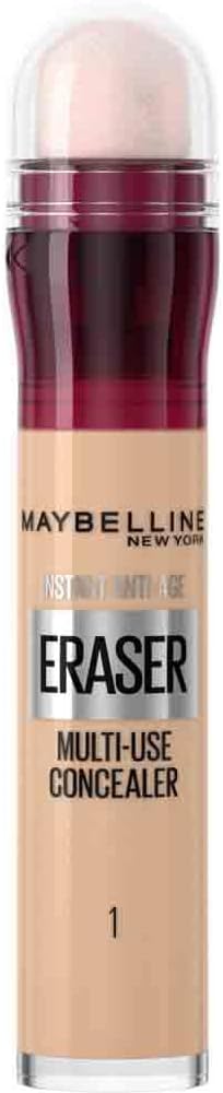 Maybelline Concealer Instant Anti Age Eraser Eye Concealer, Dark Circles and Blemish Concealer, Ultra Blendable Formula 01 Light