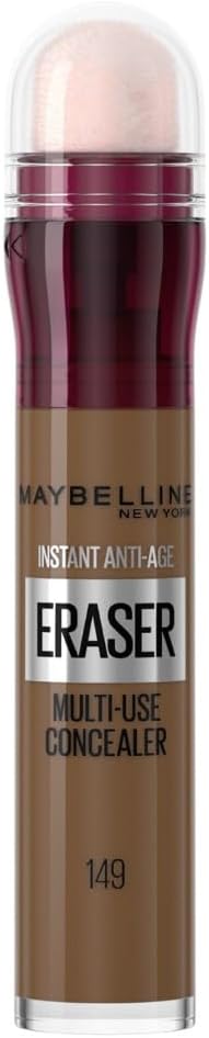 Maybelline Concealer Instant Anti Age Eraser Eye Concealer, Dark Circles and Blemish Concealer, Ultra Blendable Formula 01 Light