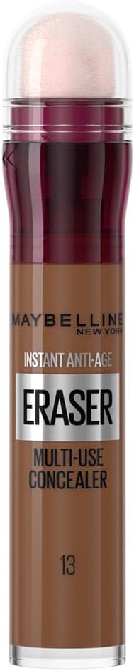 Maybelline Concealer Instant Anti Age Eraser Eye Concealer, Dark Circles and Blemish Concealer, Ultra Blendable Formula 01 Light