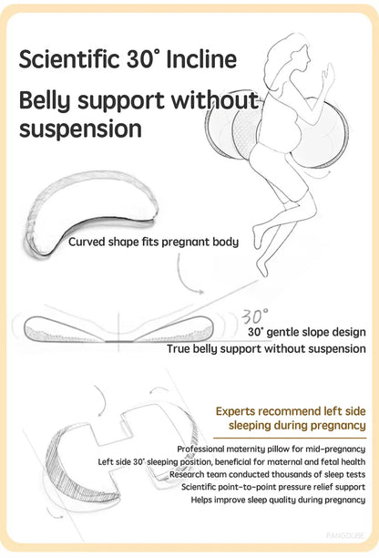 Pregnancy Pillow for Pregnant Women Body & Back Support Sleep Maternity Pillows