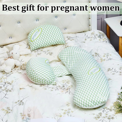 Pregnancy Pillow for Pregnant Women,Soft Pregnancy Body Pillow,Support