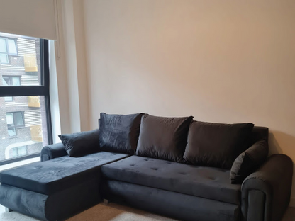Berlin Sofa Sets Charcoal Gray Multi-Functional Sofa Bed Navy Blue Storage Sofa Beige L-Shaped Fabric Sofa (Greenery Accents) Light Gray Fabric Sofa (Symmetrical Side Table Layout)